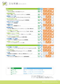 近年の主な実績